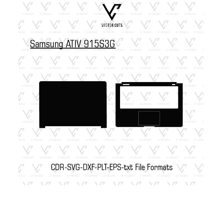 Samsung ATIV 915S3G laptop skin template