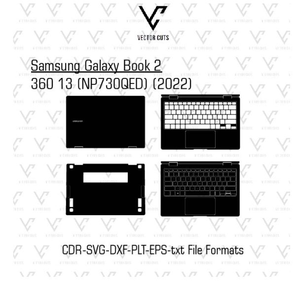 Samsung Galaxy Book Flex NP930QCG laptop skin template