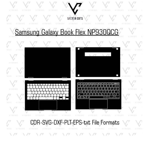 Samsung Galaxy Book Flex NP930QCG laptop skin template