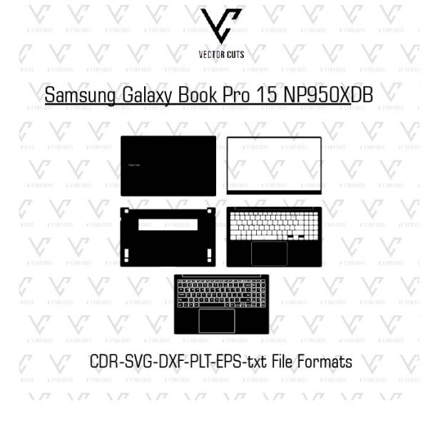 Samsung Galaxy Book Pro 15 NP950XDB laptop skin template