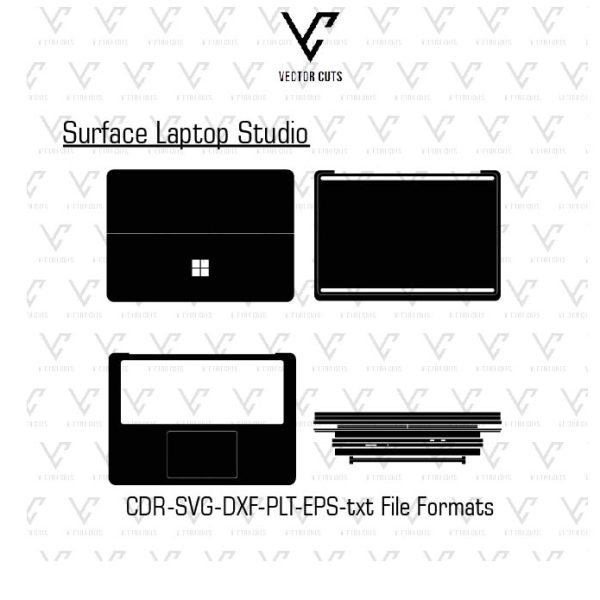 Surface Laptop Studio Laptop Skin Template
