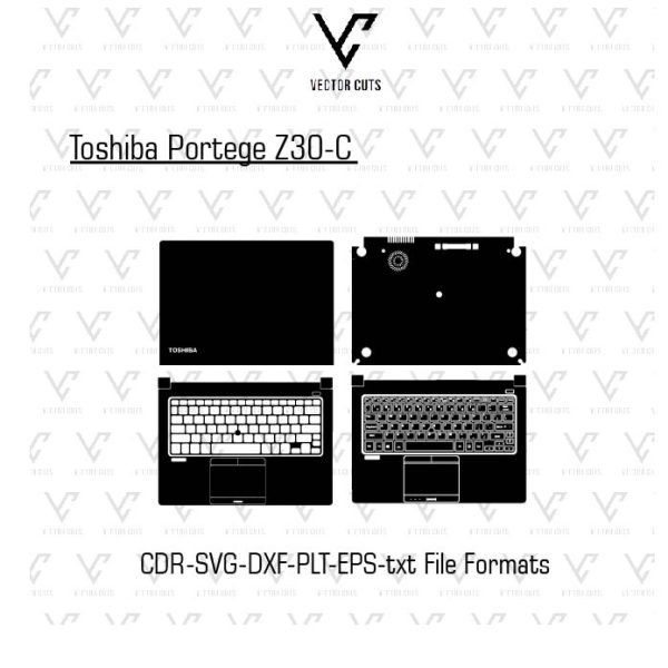 Toshiba Portege Z30-C Laptop Skin Template