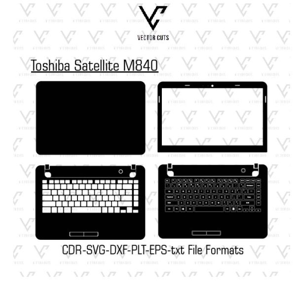 Toshiba Satellite M840 Laptop Skin Template