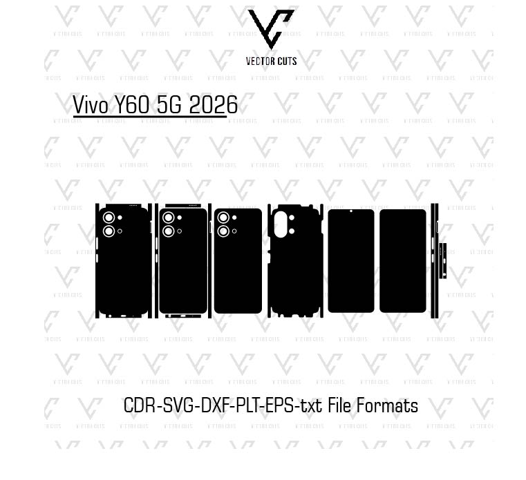 Vivo Y60 5G 2026 Mobile Skin Template