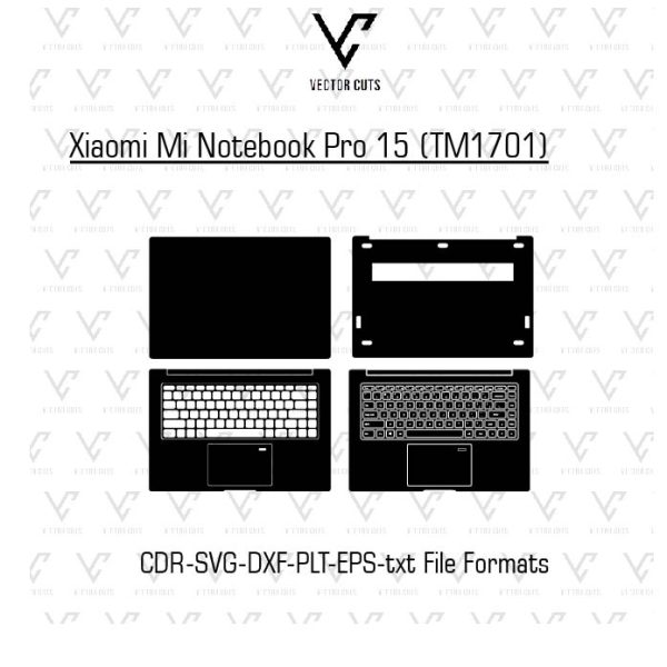 Xiaomi Mi Notebook Pro 15 (TM1701) laptop skin template
