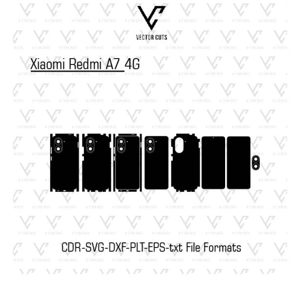 Xiaomi Redmi A7 4G Mobile Skin Template