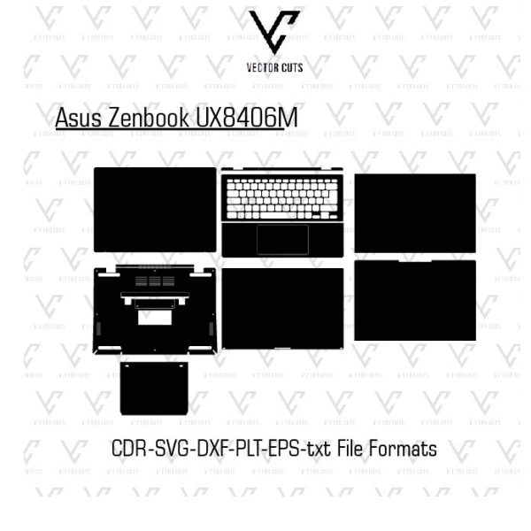 Asus Zenbook UX8406M Laptop Skin Template