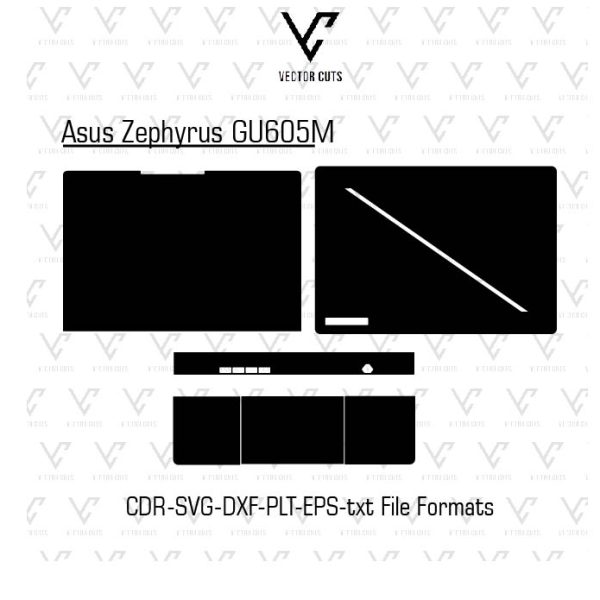 Asus Zephyrus GU605M Laptop Skin Template