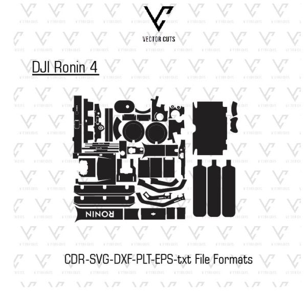 DJI Ronin 4 Vinyl Skin Template