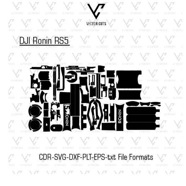 DJI Ronin RS5 Vinyl Skin Template