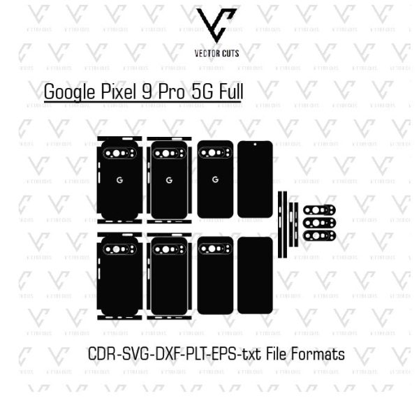 Google Pixel 9 Pro 5G Full Mobile Skin Template