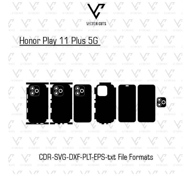 Honor Play 11 Plus 5G Mobile Skin Template