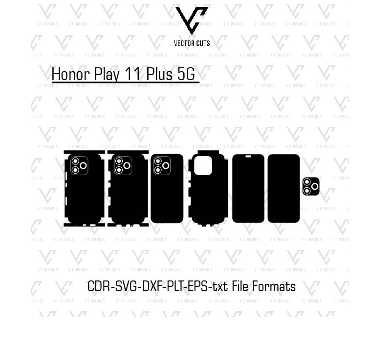 Honor Play 11 Plus 5G Mobile Skin Template
