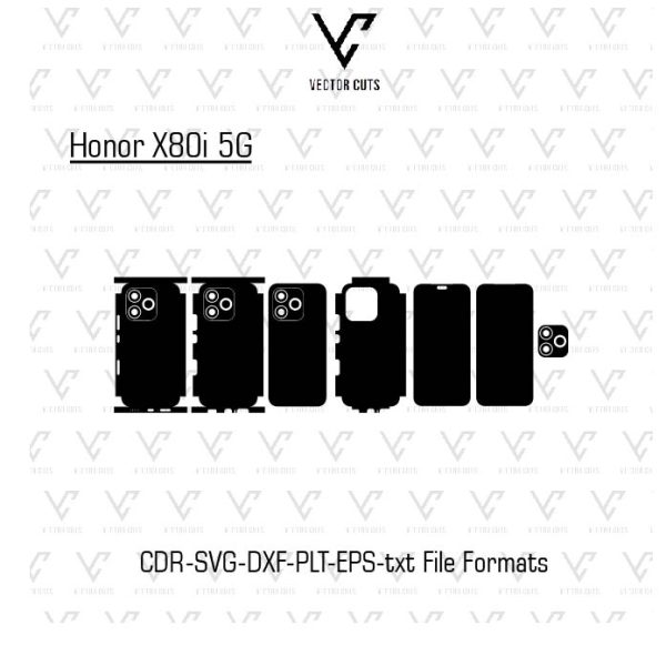 Honor X80i 5G Mobile Skin Template