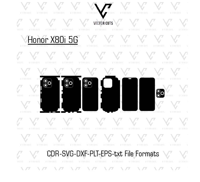 Honor X80i 5G Mobile Skin Template