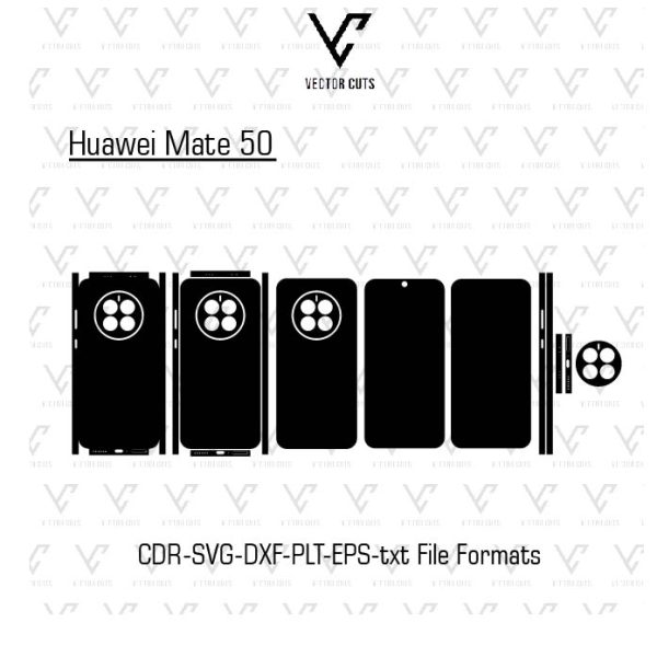 Huawei Mate 50 Mobile Skin Template