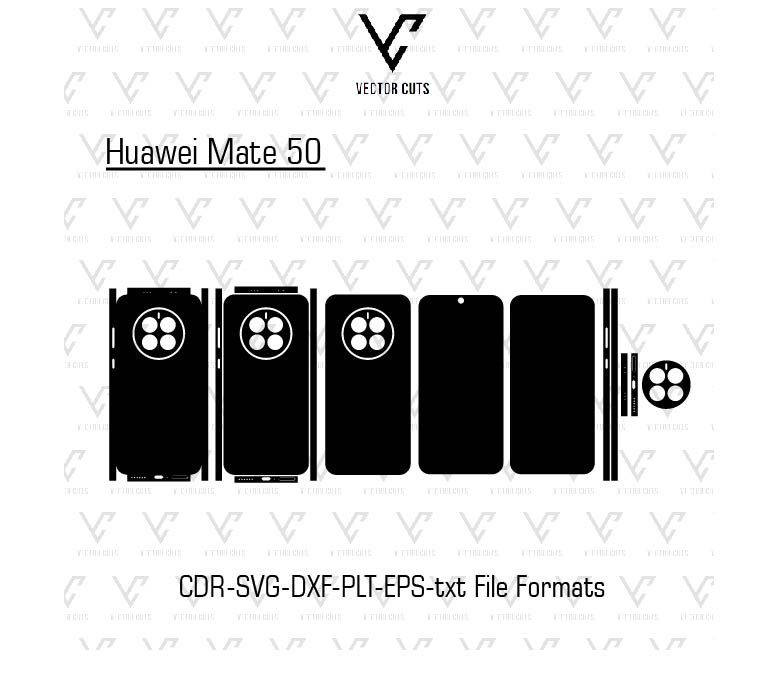 Huawei Mate 50 Mobile Skin Template