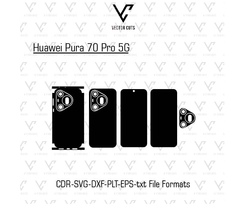 Huawei Pura 70 Pro 5G Mobile Skin Template