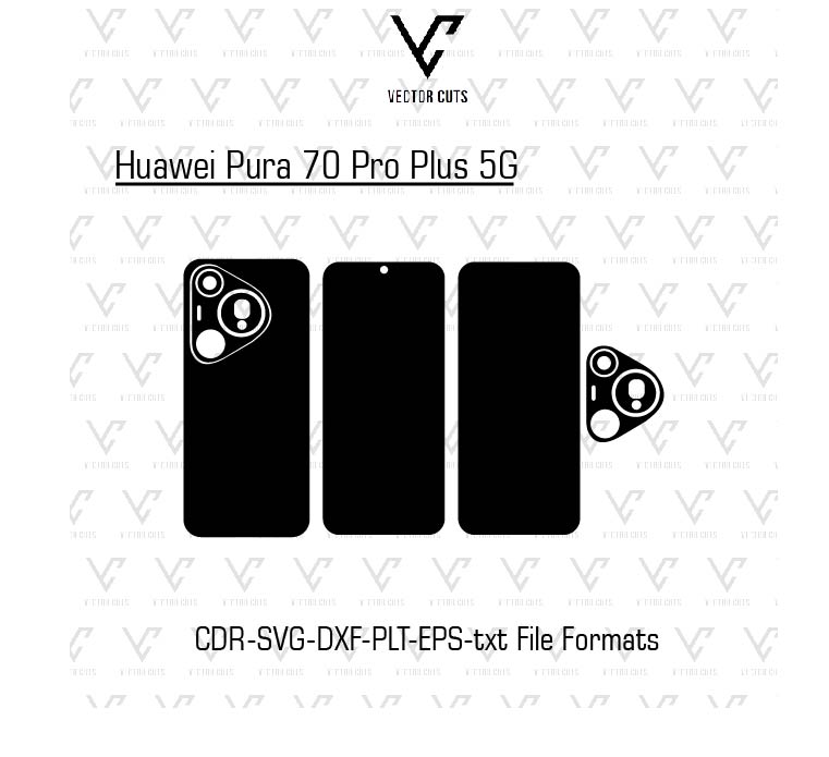 Huawei Pura 70 Pro Plus 5G Mobile Skin Template