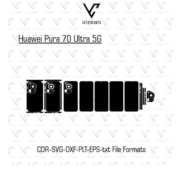 Huawei Pura 70 Ultra 5G Mobile Skin Template