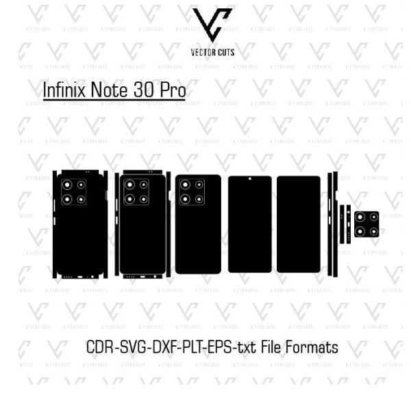 Infinix Note 30 Pro Mobile Skin Template