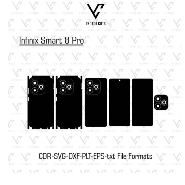 Infinix Smart 8 Pro Mobile Skin Template