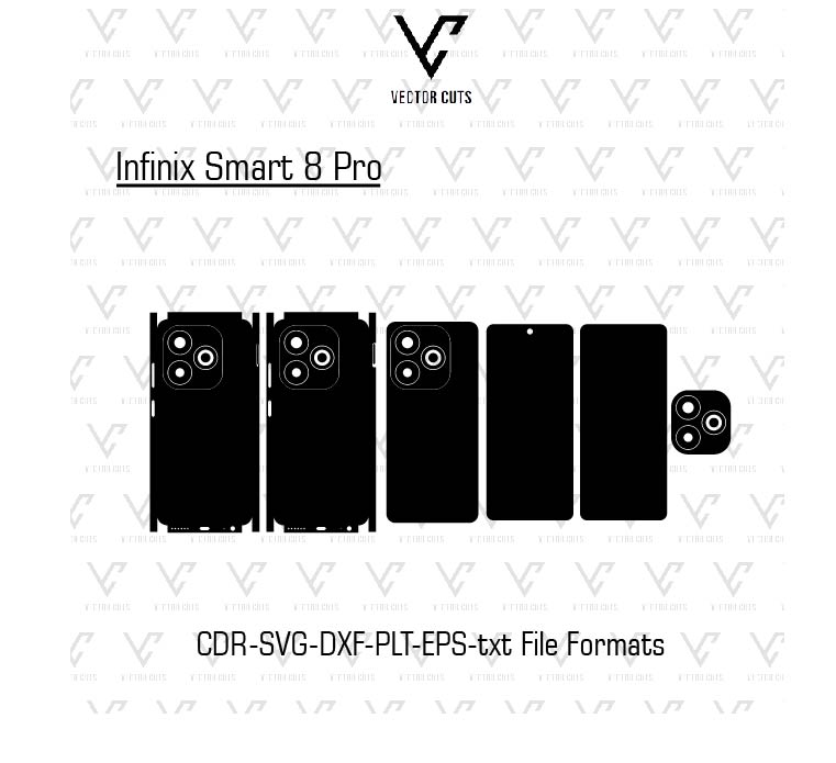 Infinix Smart 8 Pro Mobile Skin Template