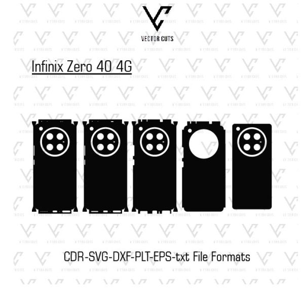 Infinix Zero 40 4G Mobile Skin Template