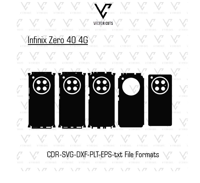 Infinix Zero 40 4G Mobile Skin Template