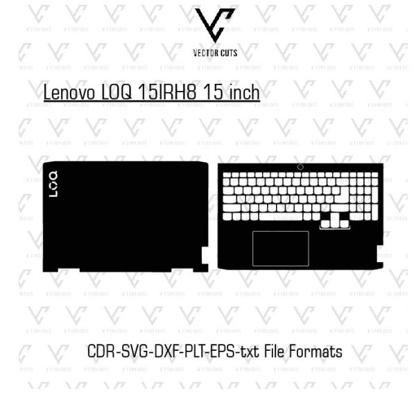 Lenovo LOQ 15IRH8 15 inch Laptop Skin Template