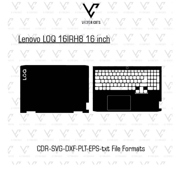 Lenovo LOQ 16IRH8 16 inch Laptop Skin Template