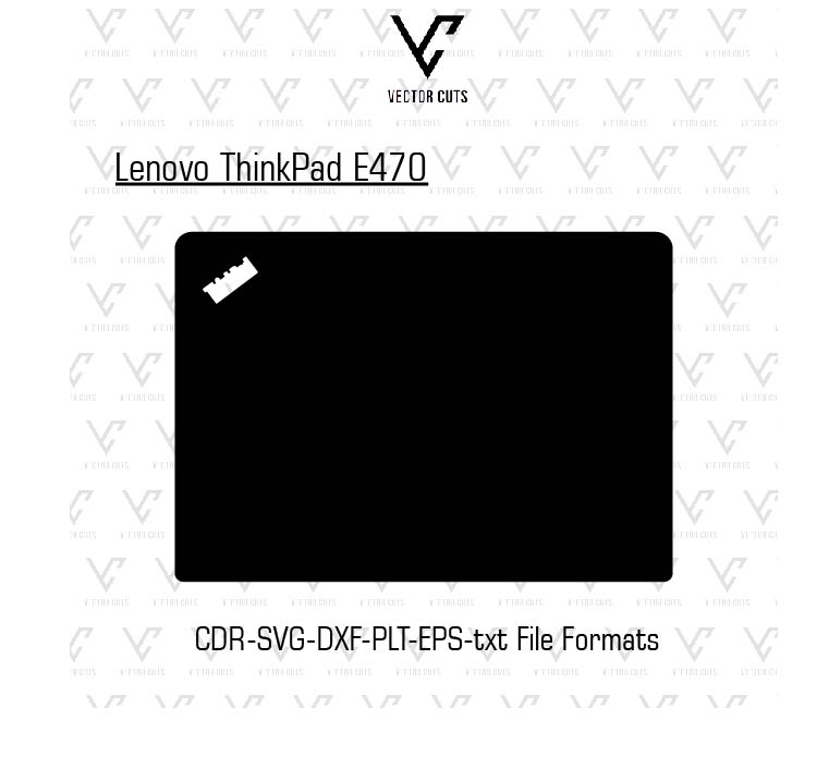 Lenovo ThinkPad E470 Laptop Skin Template