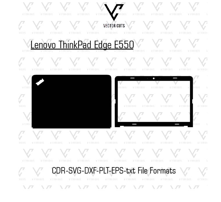 Lenovo ThinkPad Edge E550 Laptop Skin Template