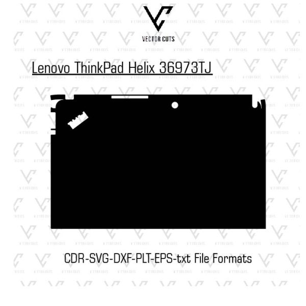 Lenovo ThinkPad Helix 36973TJ Laptop Skin Template
