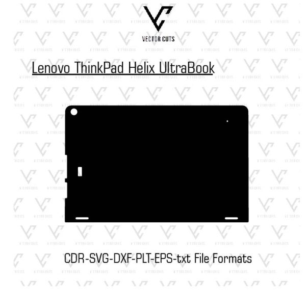 Lenovo ThinkPad Helix UltraBook Laptop Skin Template