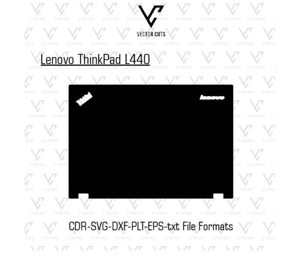 Lenovo ThinkPad L440 Laptop Skin Template | Vector Cuts