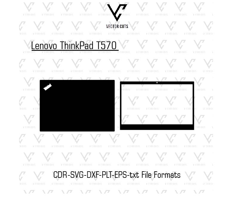 Lenovo ThinkPad T570 Laptop Skin Template
