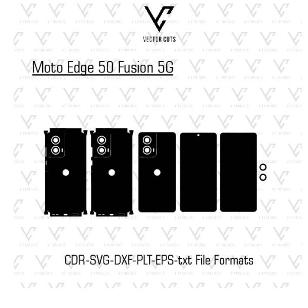 Moto Edge 50 Fusion 5G Mobile Skin Template