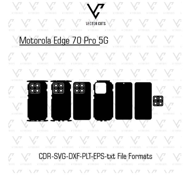 Motorola Edge 70 Pro 5G Mobile Skin Template