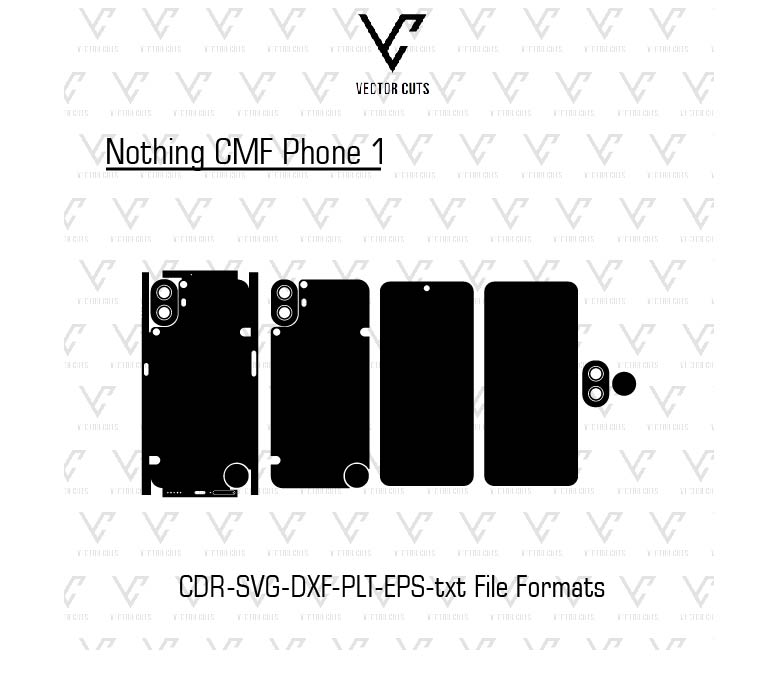 Nothing CMF Phone 1 Mobile Skin Template