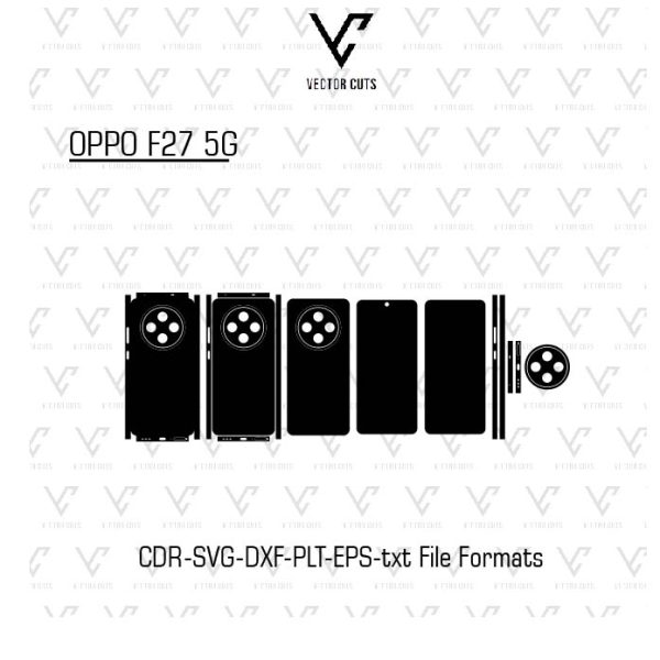 OPPO F27 5G Mobile Skin Template