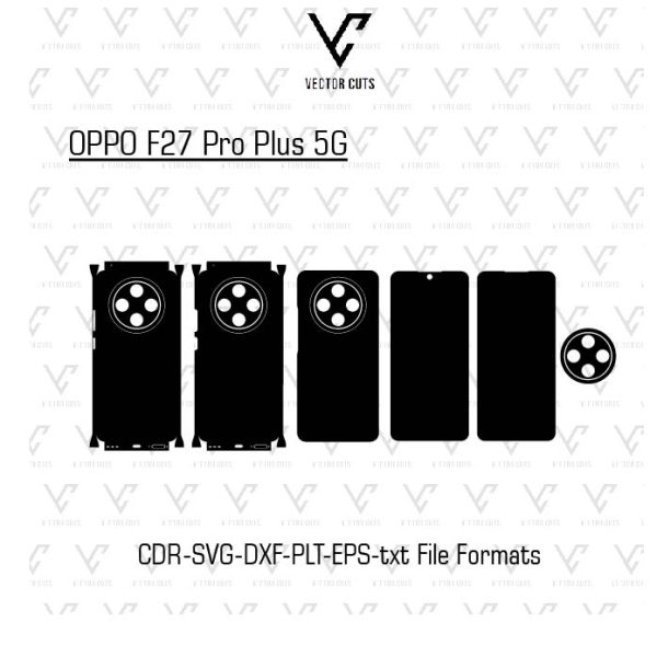 OPPO F27 Pro Plus 5G Mobile Skin Template