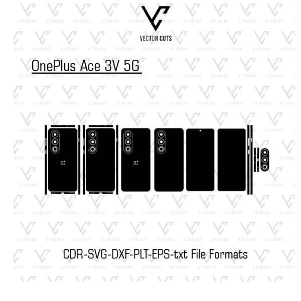OnePlus Ace 3V 5G Mobile Skin Template