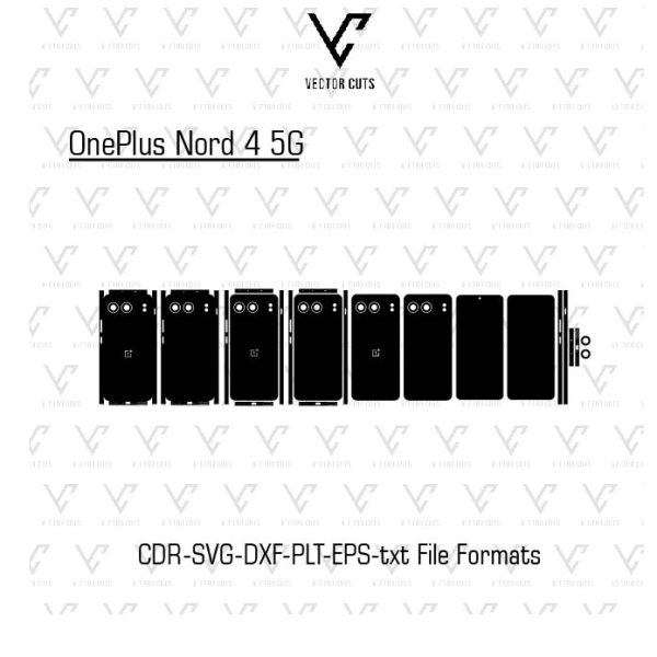 OnePlus Nord 4 5G Mobile Skin Template