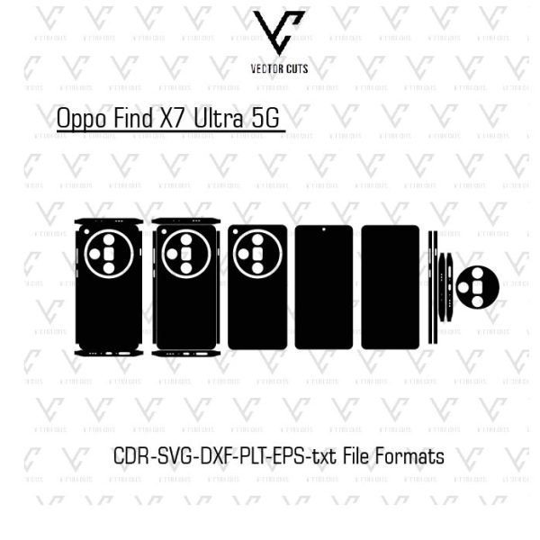 Oppo Find X7 Ultra 5G Mobile Skin Template