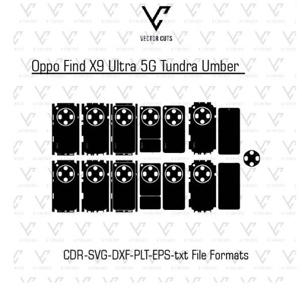 Oppo Find X9 Ultra 5G Tundra Umber Mobile Skin Template