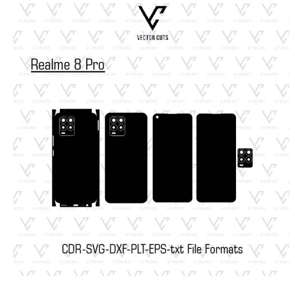 Realme 8 Pro Mobile Skin Template