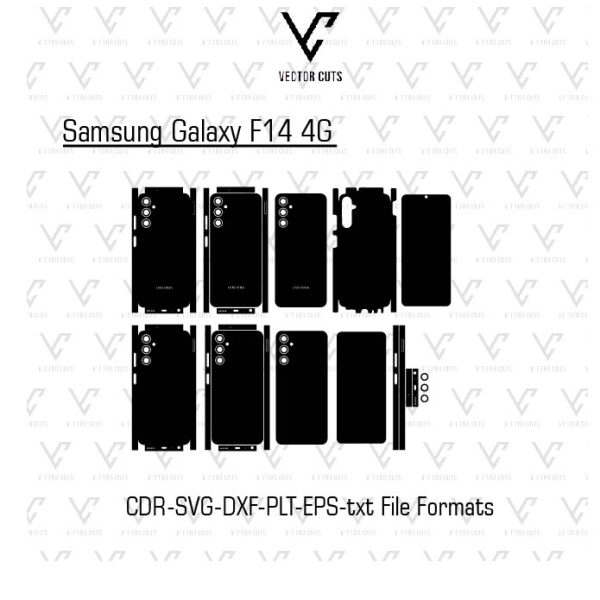 Samsung Galaxy F14 4G Mobile Skin Template