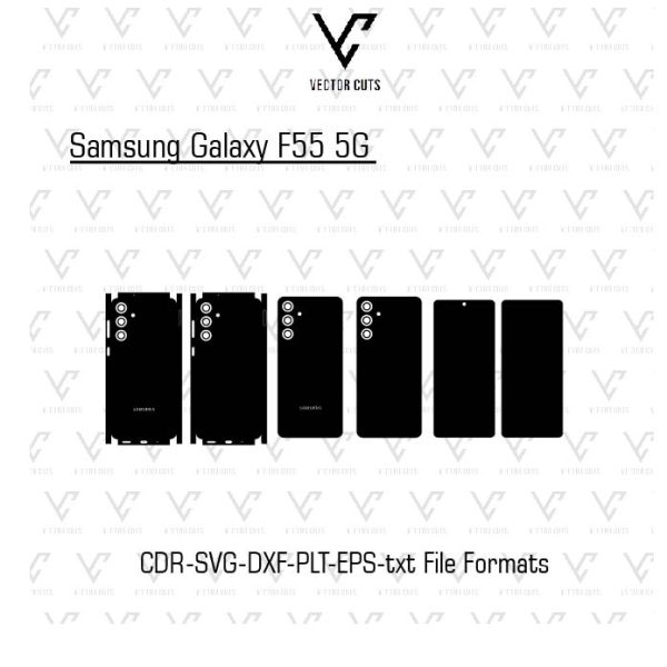 Samsung Galaxy F55 5G Mobile Skin Template