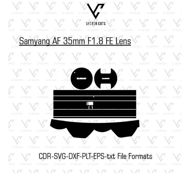 Samyang AF 35mm F1.8 FE Lens Skin Template